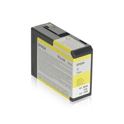 Epson T5804 - yellow - original - ink cartridge