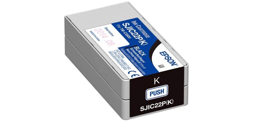 Epson SJIC22P(K) - Schwarz - original - Tintenpatrone