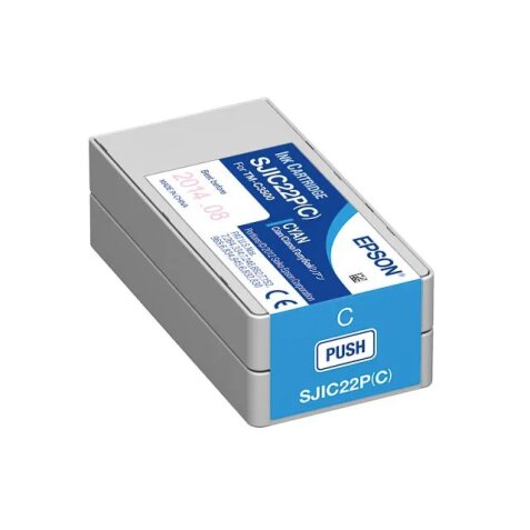 Epson SJIC22P(C) - cyaan - origineel - inktcartridge