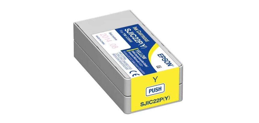 C33S020604 EPSON TMC3500 Ink YELLOW  SJIC22PY 32,5ml