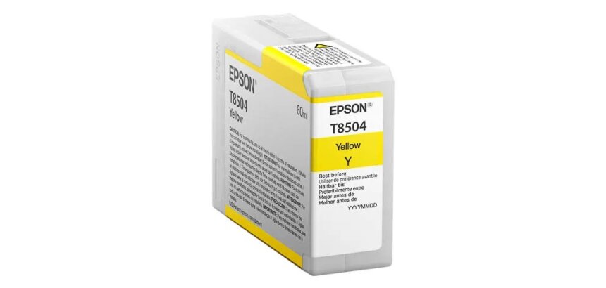 Epson T8504 - yellow - original - ink cartridge