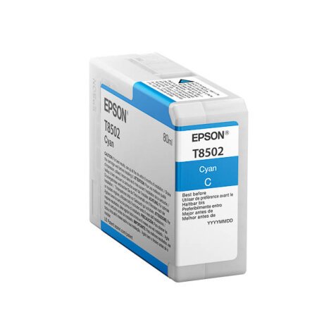 Epson T850200 - haute capacité - cyan - original - cartouche d'encre