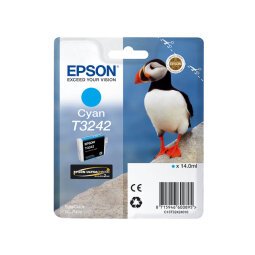 Epson T3242 - cyaan - origineel - inktcartridge