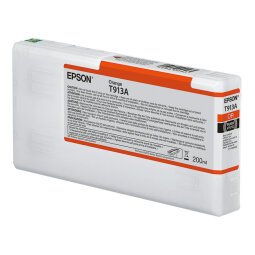 Epson T913A - orange - original - ink cartridge