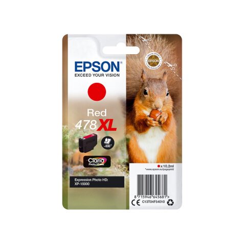 Epson 478XL - mit hoher Kapazität - Rot - original - Tintenpatrone