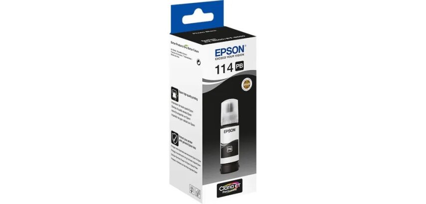 EPSON Ink Bottle No. 114 Photo Black for Ink Tank Printer