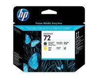 HP printkop 72, 130ml, OEM C9384A, zwart mat-geel