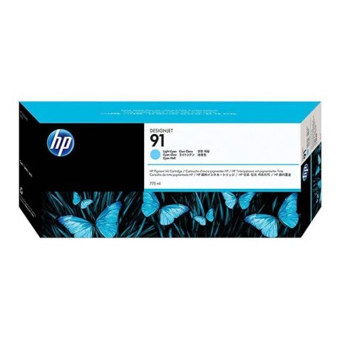 HP 91 - light cyan - original - DesignJet - ink cartridge