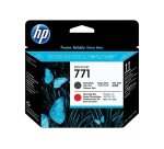 HP 771 - matte black, chromatic red - printhead