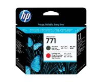 HP 771 - matte black, chromatic red - printhead