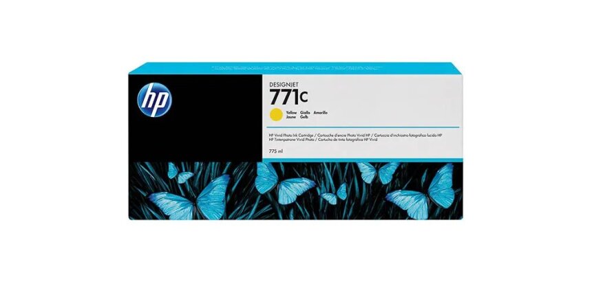 HP 771C - yellow - original - ink cartridge