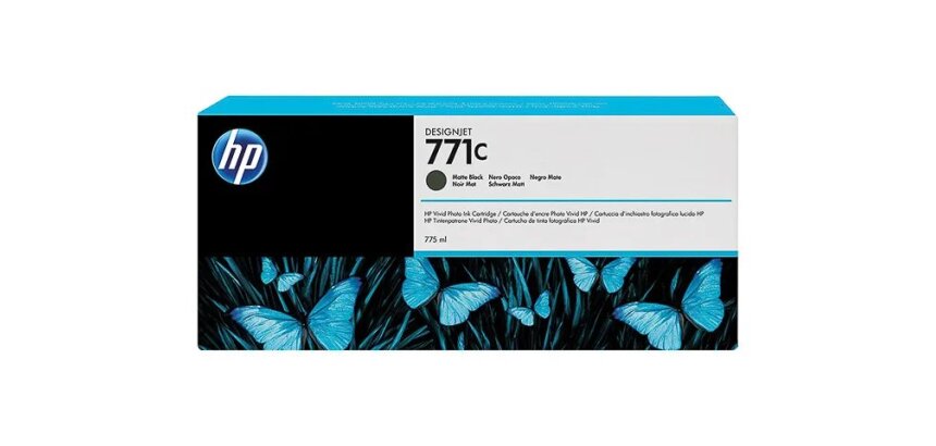 HP 771C - matte black - original - ink cartridge