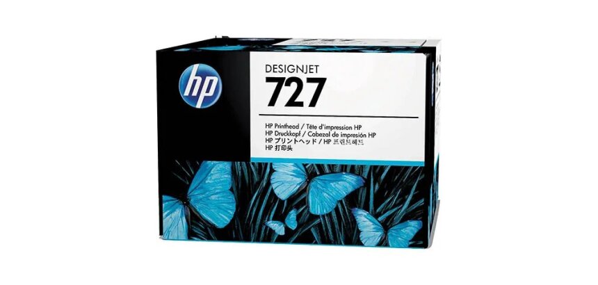 HP 727 - gris, jaune, cyan, magenta, noir mat, photo noire - tête d'impression