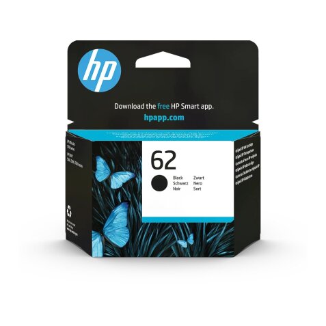 HP 62 - Schwarz - original - Tintenpatrone