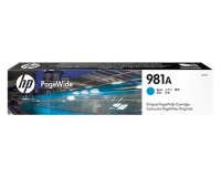 HP 981A - cyan - original - PageWide - ink cartridge