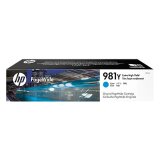 HP 981Y - Besonders hohe Ergiebigkeit - Cyan - original - PageWide - Tintenpatrone