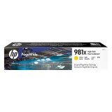 HP 981X - hoog rendement - geel - origineel - PageWide - inktcartridge