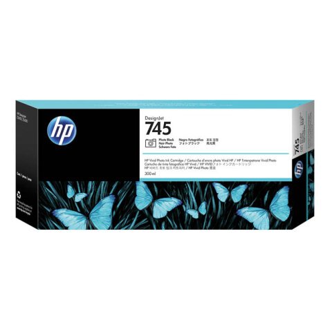 HP 745 - hoge capaciteit - fotozwart - origineel - DesignJet - inktcartridge