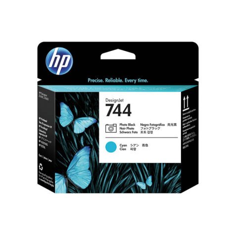 HP 744 - cyan, photo black - printhead