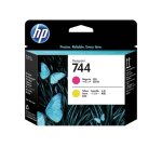 HP 744 - yellow, magenta - printhead