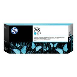 HP 745 - haute capacité - cyan - original - DesignJet - cartouche d'encre