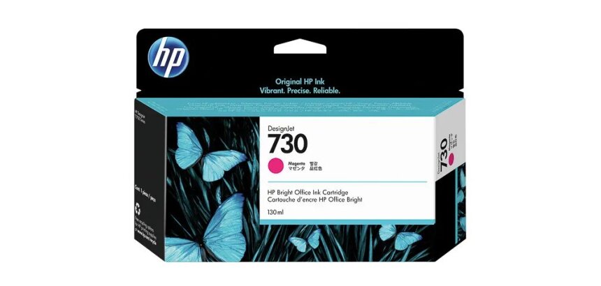 HP 730 DesignJet separate color cartridge for inkjet printer 130 ml