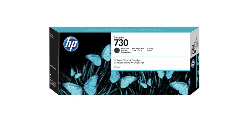 HP 730 DesignJet cartouche d’encre noir mat pour imprimante jet d'encre
