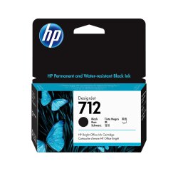 Cartouche d'encre HP designjet 712 38 ml noir