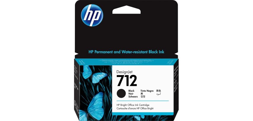 Tintenpatrone HP DesignJet 712 38 ml Schwarz