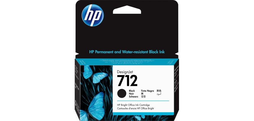 Ink cartridge HP DesignJet 712 black 38 ml
