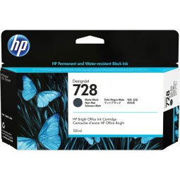 HP 728 - noir mat - original - DesignJet - cartouche d'encre