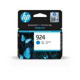 HP cartouche d'encre 924, 400 pages, OEM 4K0U3NE, cyan