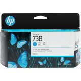 HP 738 130-ml Cyaan DesignJet  inktcartridge 1 stuk(s) Origineel standaardcapaciteit