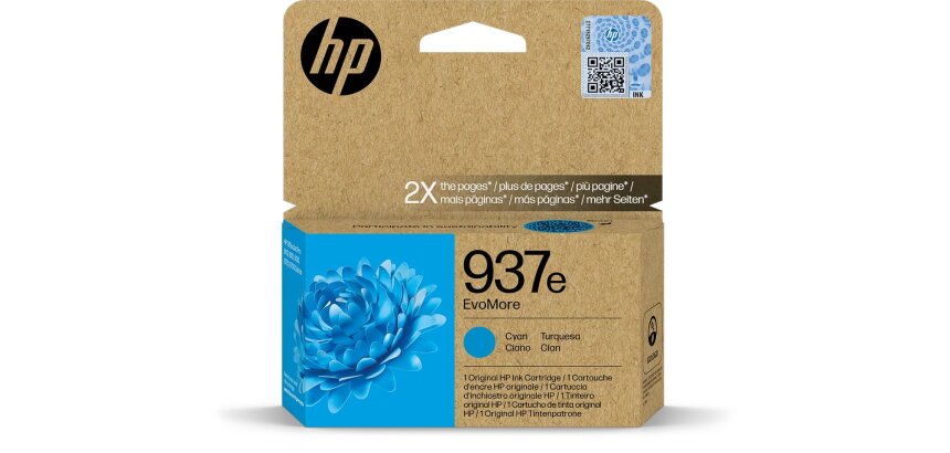 HP 937e Originele inktcartridge EvoMore gescheiden kleuren voor inkjetprinter