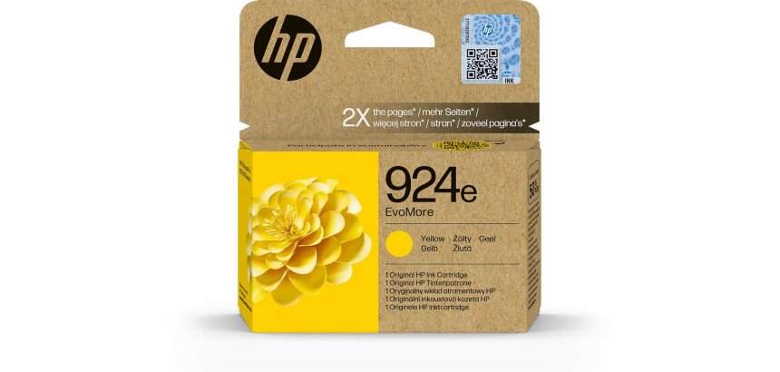 HP 924e Cartouche d’encre authentique EvoMore couleurs séparées pour imprimante jet d'encre