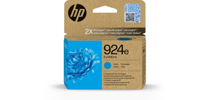 HP 924e Originele EvoMore inktcartridge Aparte kleuren voor inkjetprinter
