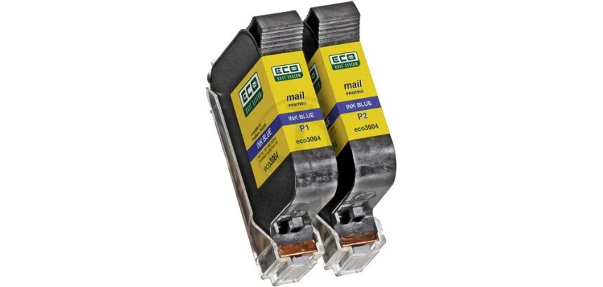 ECO3004 ECO-P-SYS.POSTBASE BLUE (2) XL  Franking Ink fuer PostBase 2x42ml