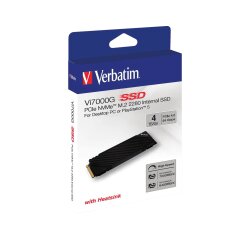 Verbatim Vi7000G PCIe NVMe M.2 SSD 4 TB De ultieme gamingoplossing