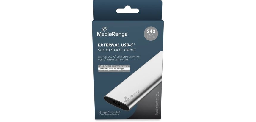 Disque dur 3.0 MediaRange SSD Externe 240Go