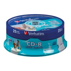 Verbatim DataLifePlus - CD-R x 25 - 700 MB - storage media