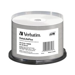 Verbatim DataLifePlus Professional - CD-R x 50 - 700 Mo - support de stockage