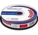 CD-RW MediaRange 700MB|80min 12x speed, 10 stuks
