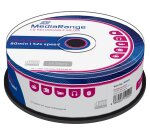 CD-R MediaRange 700MB|80min 52x speed, 25 stuks