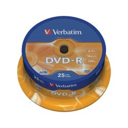 Verbatim - DVD-R x 25 - 4.7 GB - storage media