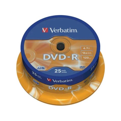 Verbatim - DVD-R x 25 - 4.7 GB - storage media