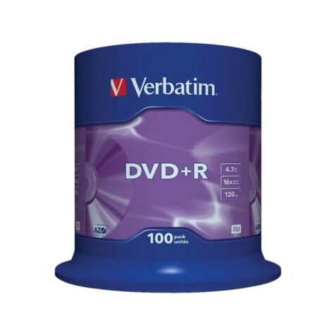 Verbatim - DVD+R x 100 - 4.7 GB - storage media