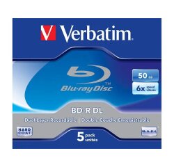 Verbatim - BD-R DL x 5 - 50 Go - support de stockage