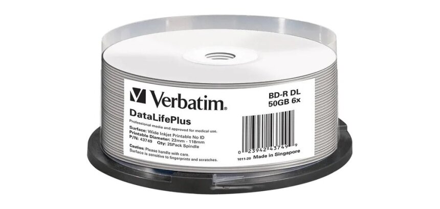 Verbatim DataLifePlus - BD-R DL x 25 - 50 GB - Speichermedium