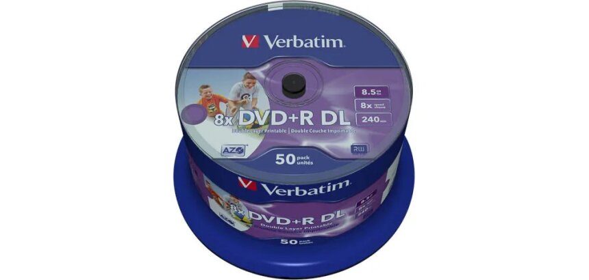 Verbatim - DVD+R DL x 50 - 8.5 GB - opslagmedia