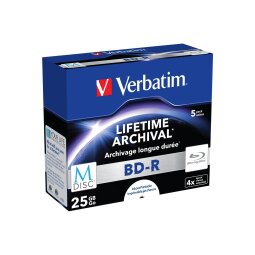 Verbatim M-Disc - BD-R x 5 - 25 GB - Speichermedium